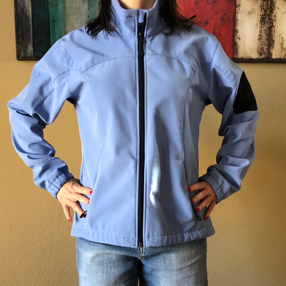 Blue Diamond Light Blue Jacket
